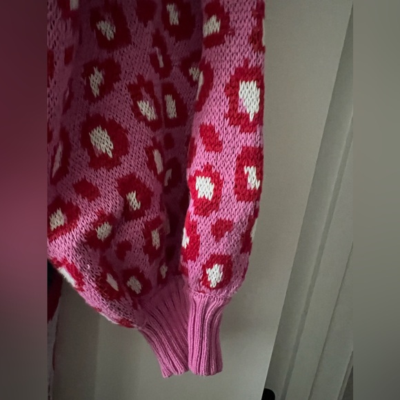 FARM Rio Multicolor Leopard Print Cardigan - Picture 4 of 5